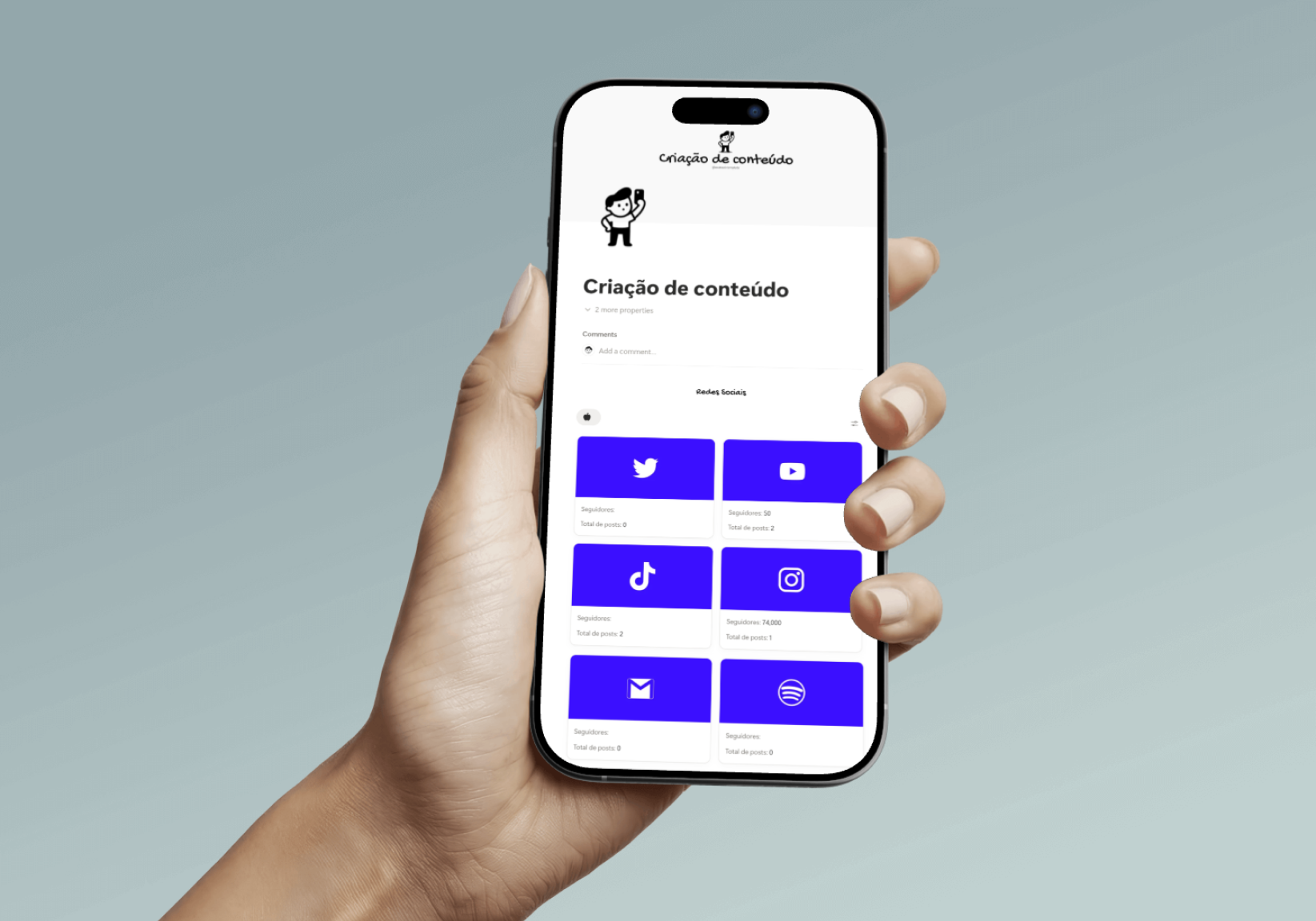 CRIAÇÃO DE CONTEÚDO - NOTION